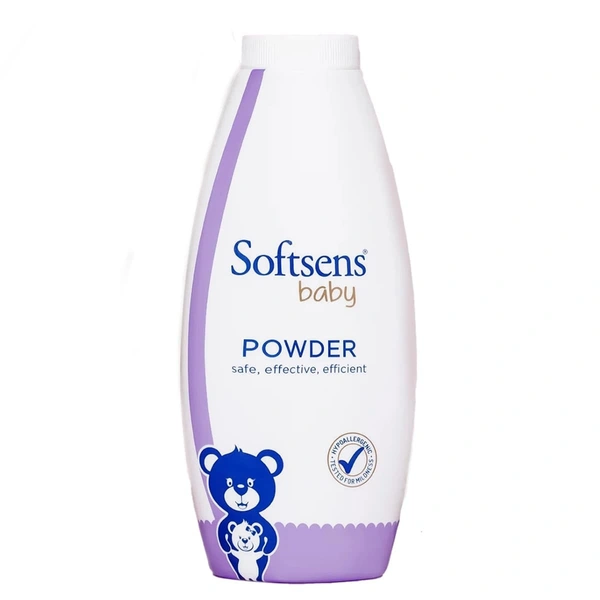 Softsens Baby Powder | Enriched with Patchouli & Olive - 200g - 200 g, Softsens