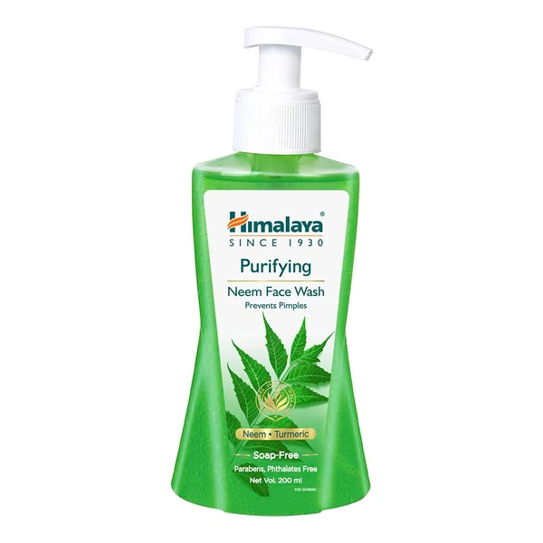 Himalaya Purifying Neem Face Wash 200ml - 200ml, Himalaya