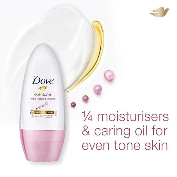 Dove Eventone Deodorant Roll On 50ml - 50ml, Dove