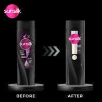 Sunsilk Radiant Black Shine Shampoo 180 ml - 180ml, Sunsilk