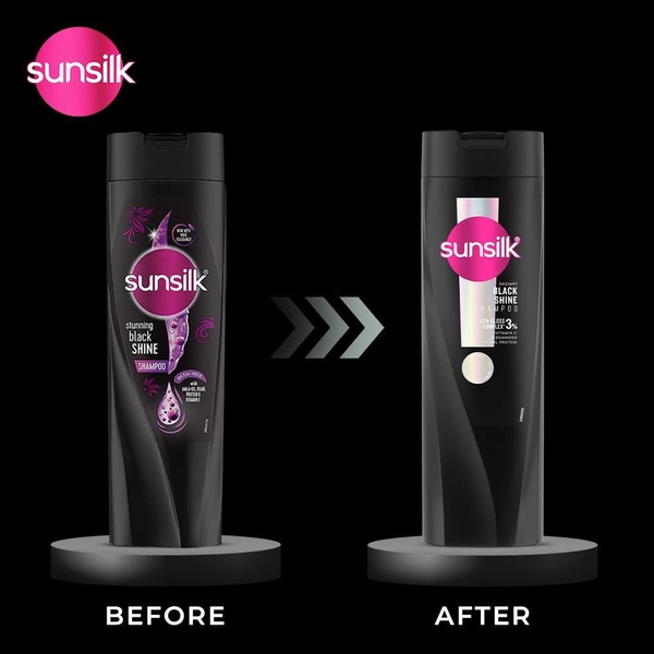 Sunsilk Radiant Black Shine Shampoo 180 ml - 180ml, Sunsilk