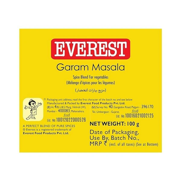 EVEREST Garam Masala  (100 g) - 100g, EVEREST