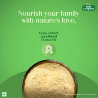 Tata Sampann 100% Chana Dal Fine Besan 1Kg - 1Kg, Tata