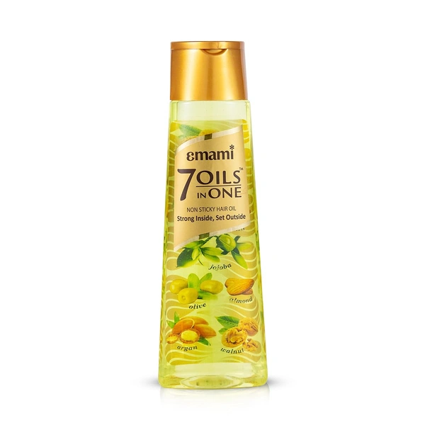 EMAMI 7 Oils In One Hair Oil Makes Hair 20X Stronger (500 ml) - 500ml, EMAMI