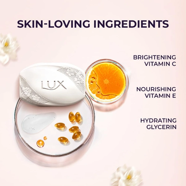 Lux Flaw-less Glow Bathing Soap (150gx8) - 150 x 8, Lux