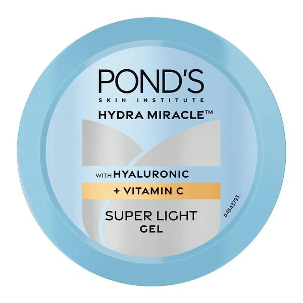 POND'S Hydra Miracle Super Light Gel with Hyaluronic Acid & Vitamin C-200g - 200g, POND'S