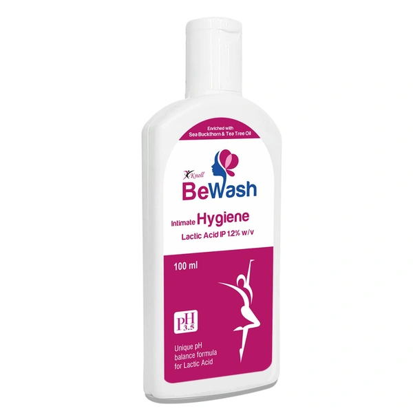Be-Wash Intimate Hygiene Wash for Women – Soothing Formula with Tea Tree Oil | Fights Itching & Odour | Suitable for All Skin Types - 100ml, Be-Wash