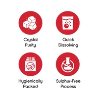 Premium Fortune Sulphurless Sugar 1Kg - 1Kg, Fortune