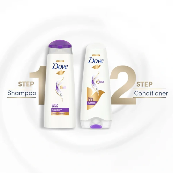 Dove Daily Shine Shampoo 340 ml - 340ml, Dove