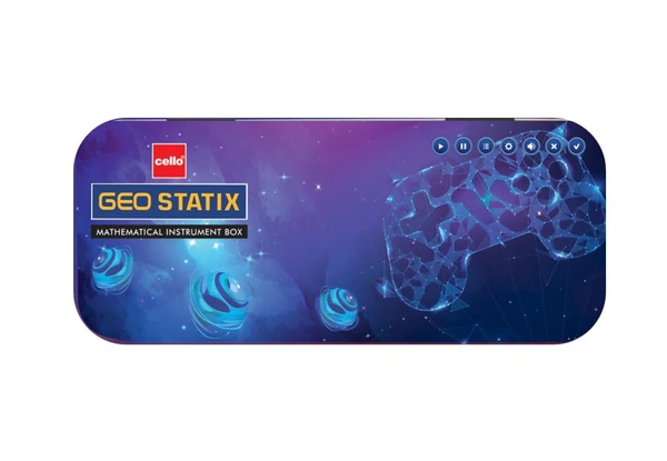 Cello Geometry Box,Mathematical Drawing Instrument Box -1Unit - 20 x 7.8 x 2 Centimeters, 163g, Cello