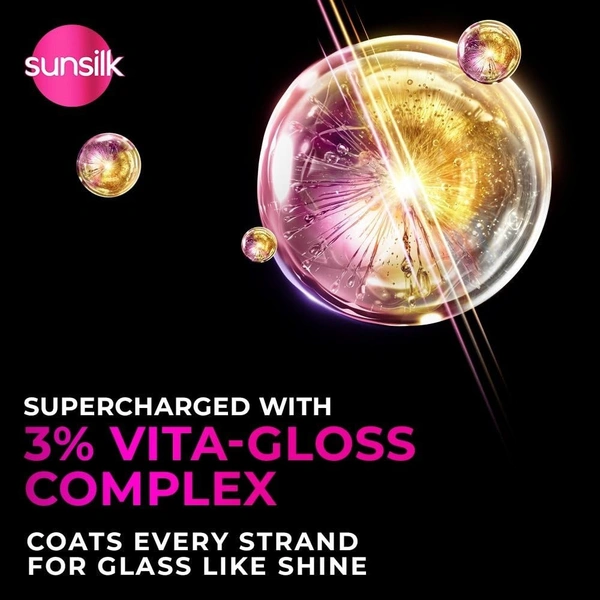 Sunsilk Radiant Black Shine Shampoo 180 ml - 180ml, Sunsilk