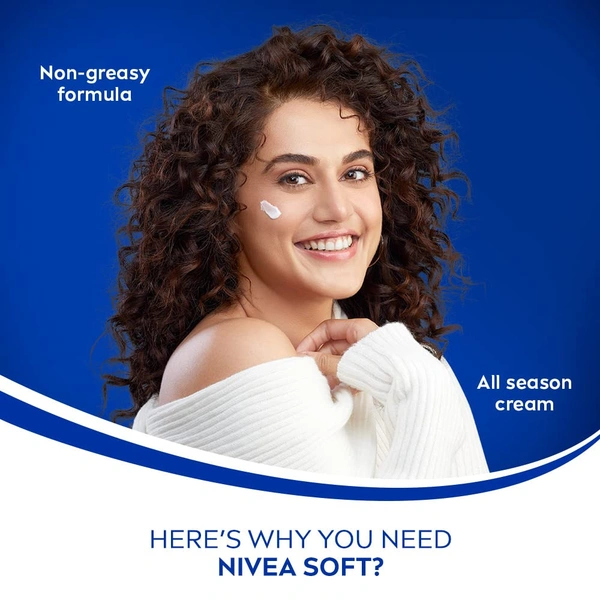 NIVEA Soft Light Moisturizer 100ml - 100ml, Nivea