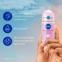 Nivea Women Deodorant Roll On Pearl 50ml - 50ml, Nivea