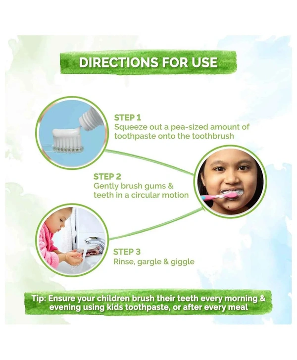 Mamaearth Natural Berry Blast Kids Plaque Removal Toothpaste 50 Gm - 50g, Mamaearth