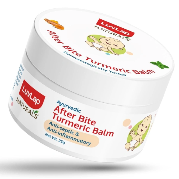 LuvLap Naturals After Bite Turmeric Balm with Pudina  (25 ml) - 25g, LuvLap