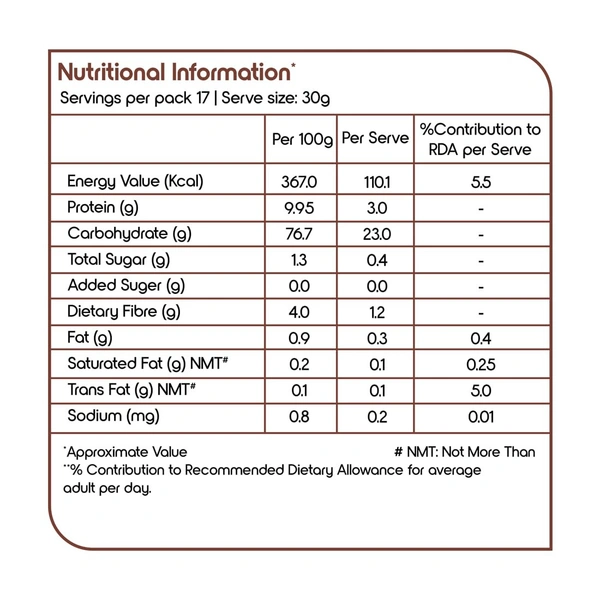 FORTUNE Sooji Pouch,500 Gram - 500g, Fortune