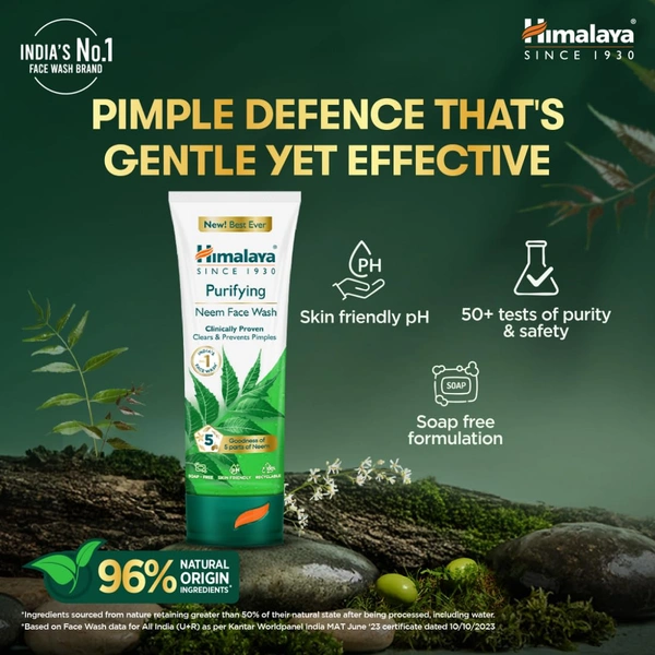 HIMALAYA Purifying Neem Face Wash- 150ml - 150ml, HIMALAYA