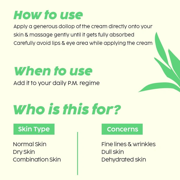 The Plant Fix Plix Pomegranate Anti Ageing Night Cream  (50 g) - 50g, Plix