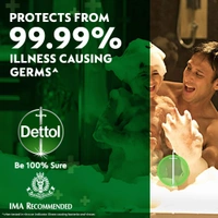 Dettol Original Germ Protection Bathing Soap Bar 100g x 4 - 100 x 4, Dettol