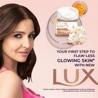 Lux Flaw-less Glow Bathing Soap (150gx8) - 150 x 8, Lux
