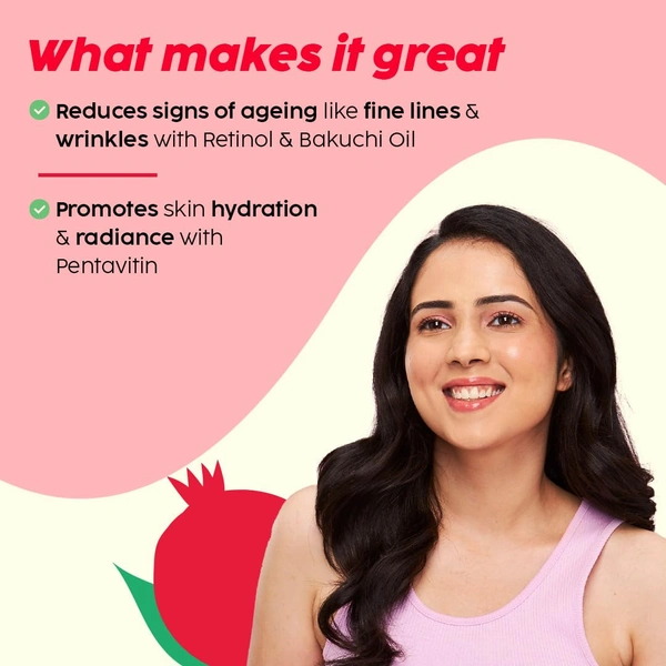 The Plant Fix Plix Pomegranate Anti Ageing Night Cream  (50 g) - 50g, Plix