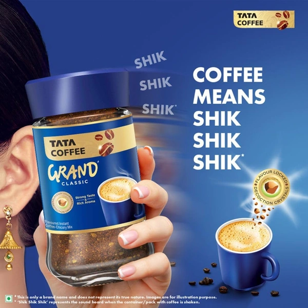 Tata Classic Instant Coffee, 50g Pouch - 50g, Tata