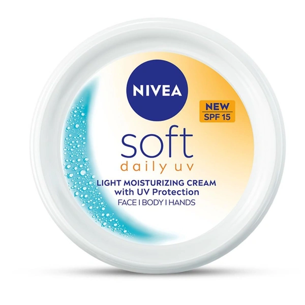 NIVEA Soft Daily UV Light Moisturising 100ml - 100ml, Nivea