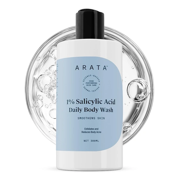 Arata 1% Salicylic Acid Body Wash 300ml - 300ml, Arata