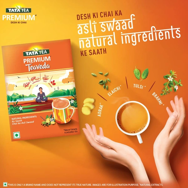 Tata Tea Premium Teaveda,Premium Assam Tea Leaves 250g - 250g, Tata