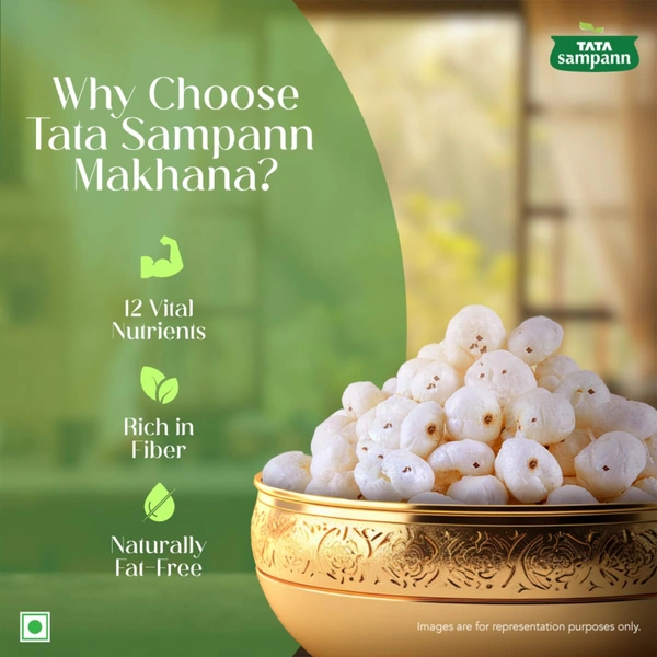 Tata Sampann High Protein Makhana (Foxnut) 200 g - 200g, Tata Sampann