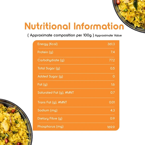 FORTUNE Thick Poha, 500g - 500g, Fortune