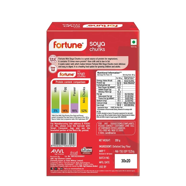 Fortune Mini Chunks, 200 Grams. - 200, Fortune