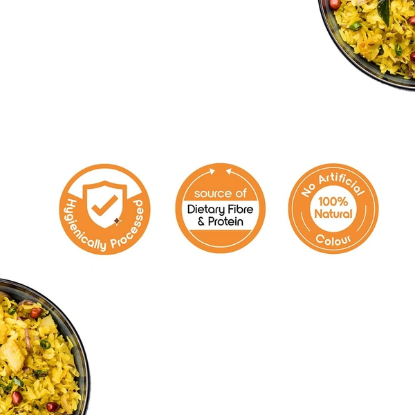 FORTUNE Thick Poha, 500g - 500g, Fortune
