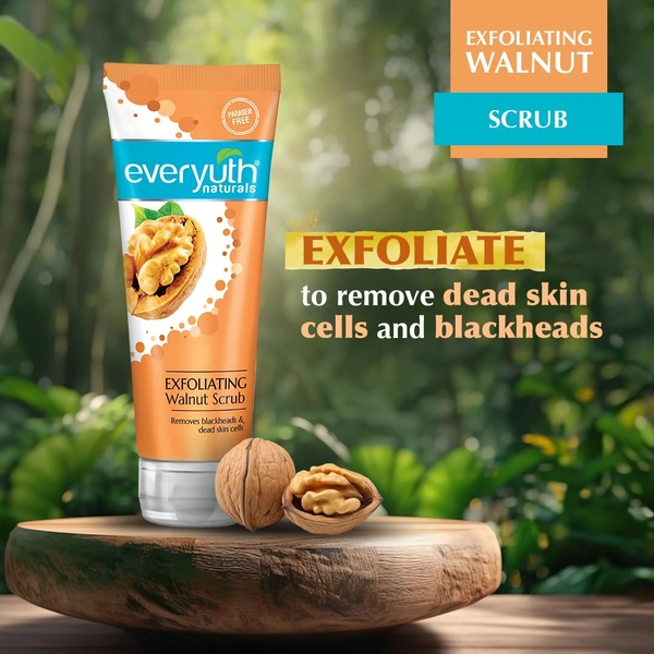 Everyuth Naturals Walnut Scrub, 100gm - 100g, Everyuth