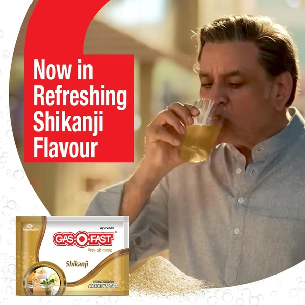 Gas-o-fast ayurvedic antacid - Shikanji 5g - 5g, Gas O Fast