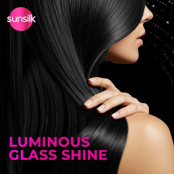 Sunsilk Radiant Black Shine Shampoo 180 ml - 180ml, Sunsilk