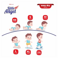 Little Angel Easy Dry Diaper Pants - XL  (54 Pieces) -  13-16 Kgs - XL - 13-16 Kgs, Little Angel