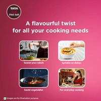 Tata Salt Pink Salt, 1kg, Rock Salt for Everyday Cooking, Sendha Salt - 1Kg, Tata