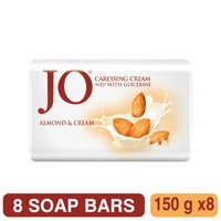 JO Almond Cream Soap Pack of 8, 150 gram - 1200g, jo
