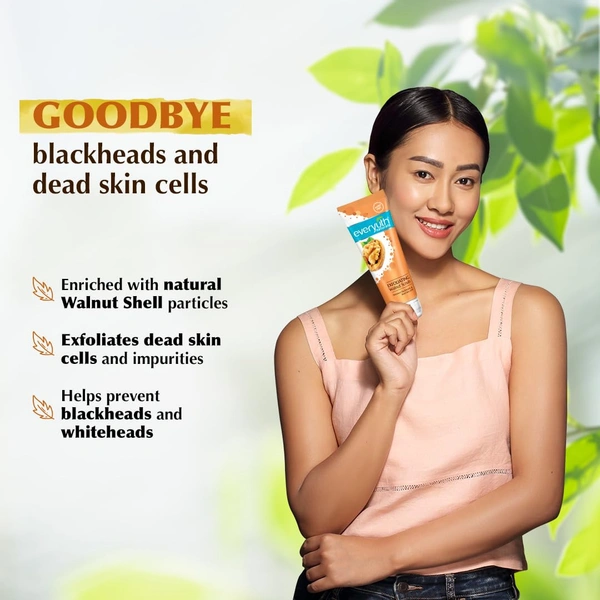 Everyuth Naturals Walnut Scrub, 100gm - 100g, Everyuth