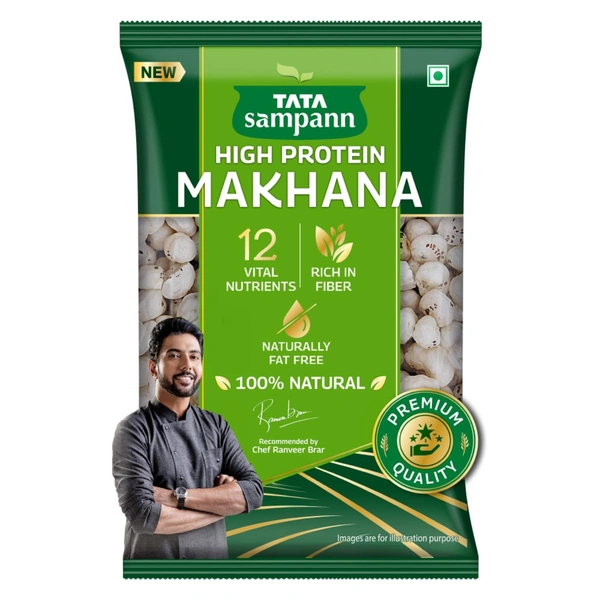 Tata Sampann High Protein Makhana (Foxnut) 200 g - 200g, Tata Sampann