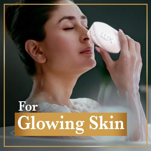 Lux Flaw-less Glow Bathing Soap (150gx8) - 150 x 8, Lux