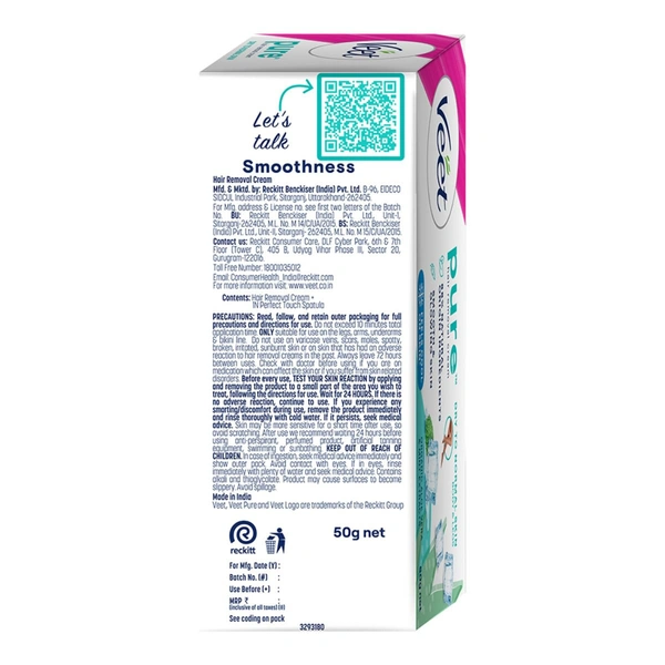 Veet Pure Hair Removal - Sensitive Skin Cream 50g - 50g, Veet