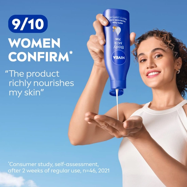 NIVEA Nourishing Body Milk Body Lotion -200ml - 200ml, Nivea