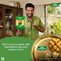 Tata Sampann 100% Chana Dal Fine Besan 1Kg - 1Kg, Tata