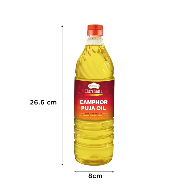 Shubhkart Darshana (तिल और कपूर) puja Oil 900ml - 900ml, Subhkart Darshana