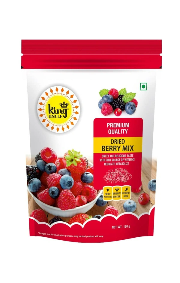 King Uncle Dried Berry Mix 180g - 180g, King Uncle