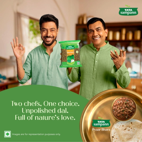 Tata Sampann Unpolished Kala (Black, Brown) Chana, 500g - Tata Sampann, 500g