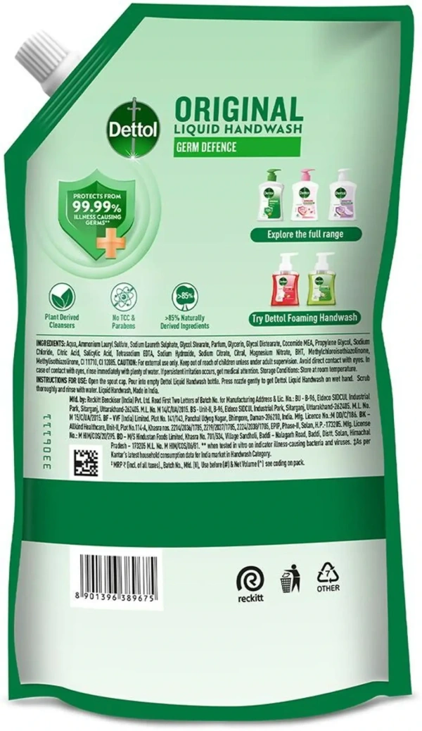 Dettol Original Liquid Refill 675ml - 675ml, Dettol
