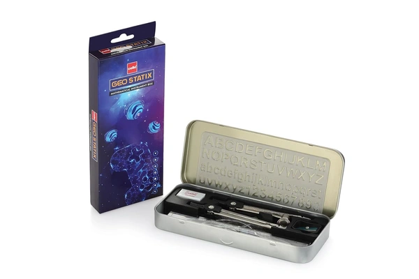 Cello Geometry Box,Mathematical Drawing Instrument Box -1Unit - 20 x 7.8 x 2 Centimeters, 163g, Cello